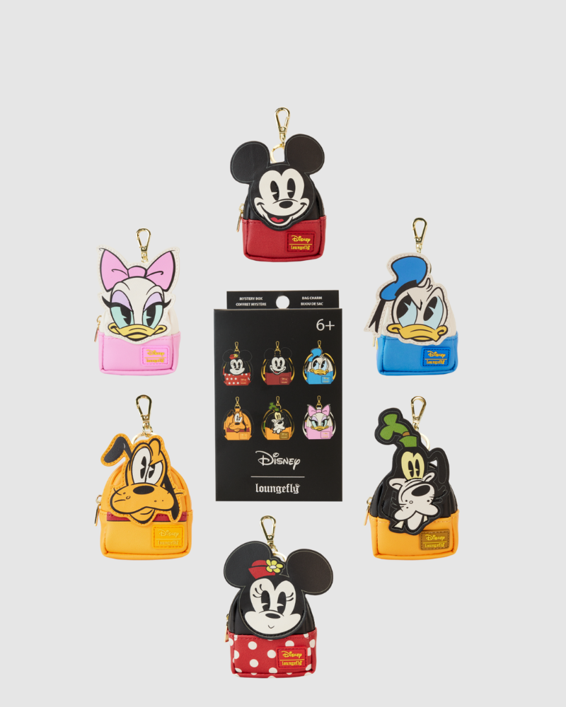 Loungefly - Mickey & Friends Picnic Cosplay Mystery Mini Backpack Keychain Charm
