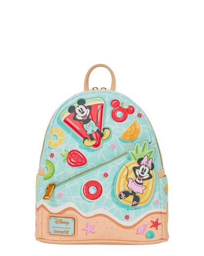 Loungefly - Mickey & Minnie Beach Fun Mini Backpack
