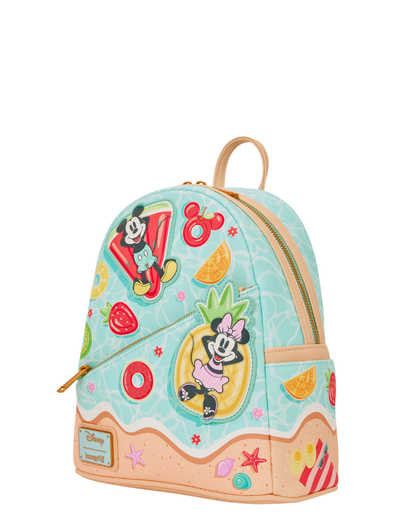 Loungefly - Mickey & Minnie Beach Fun Mini Backpack