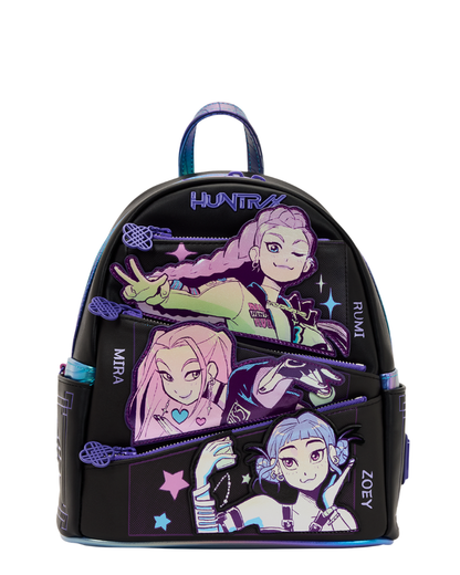 Loungefly - KPop Demon Hunters HUNTR/X Mini Backpack with Photo Card Charm