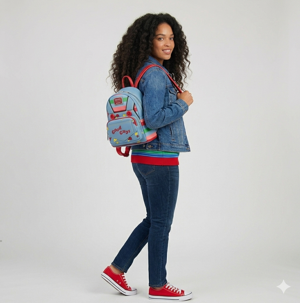 Loungefly - Child's Play Chucky Cosplay Mini Backpack