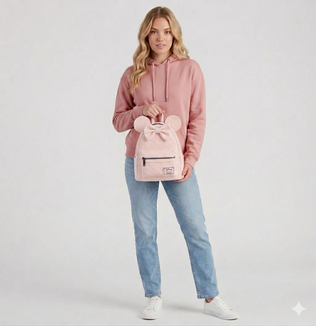 Loungefly - Minnie Ear Evergreen Mini Backpack