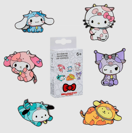 Loungefly - Hello Kitty & Friends Cow Cosplay Mystery Box Pin - Sanrio