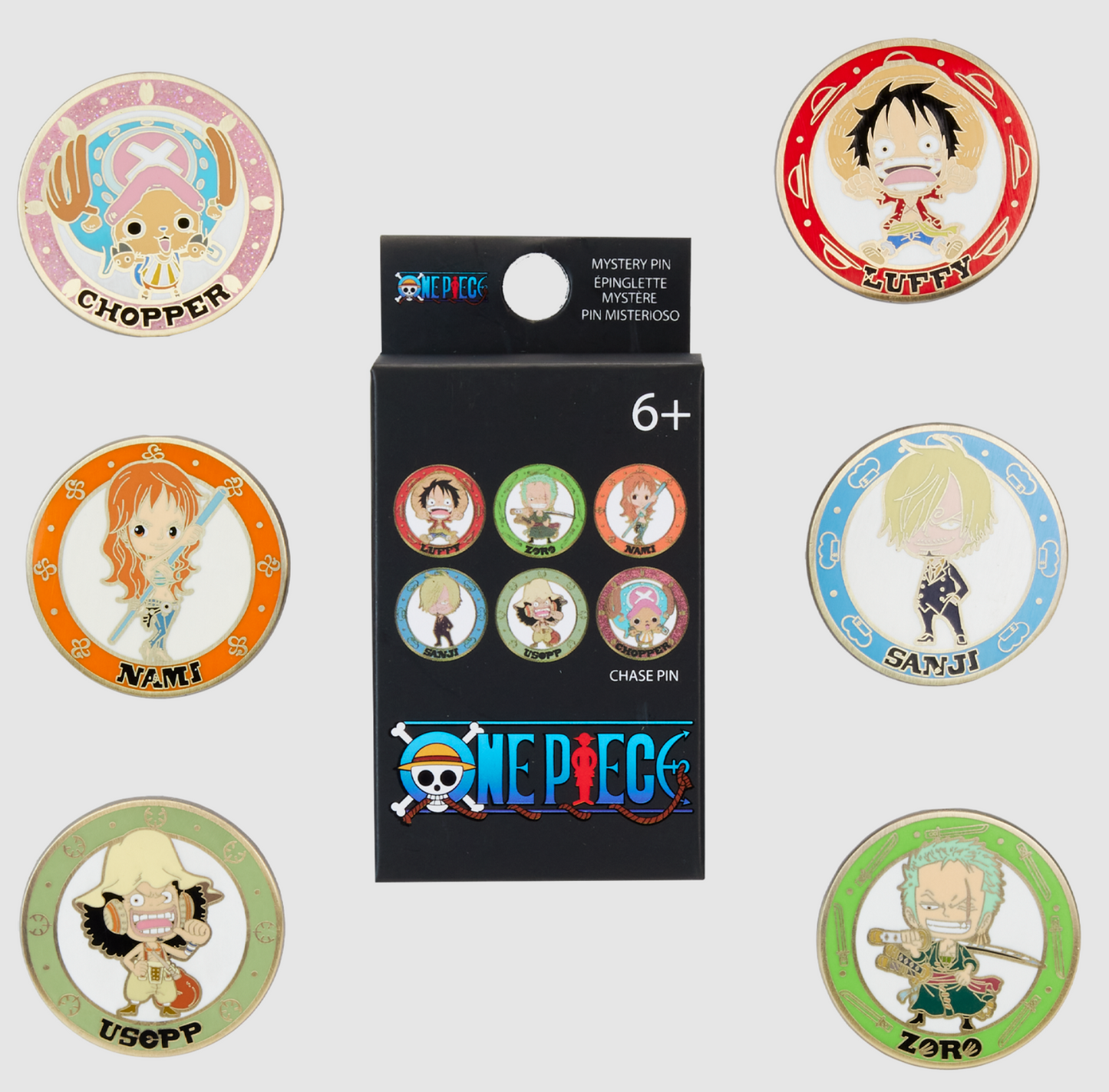 Loungefly - One Piece 25th Anniversary Chibi Mystery Box Pin