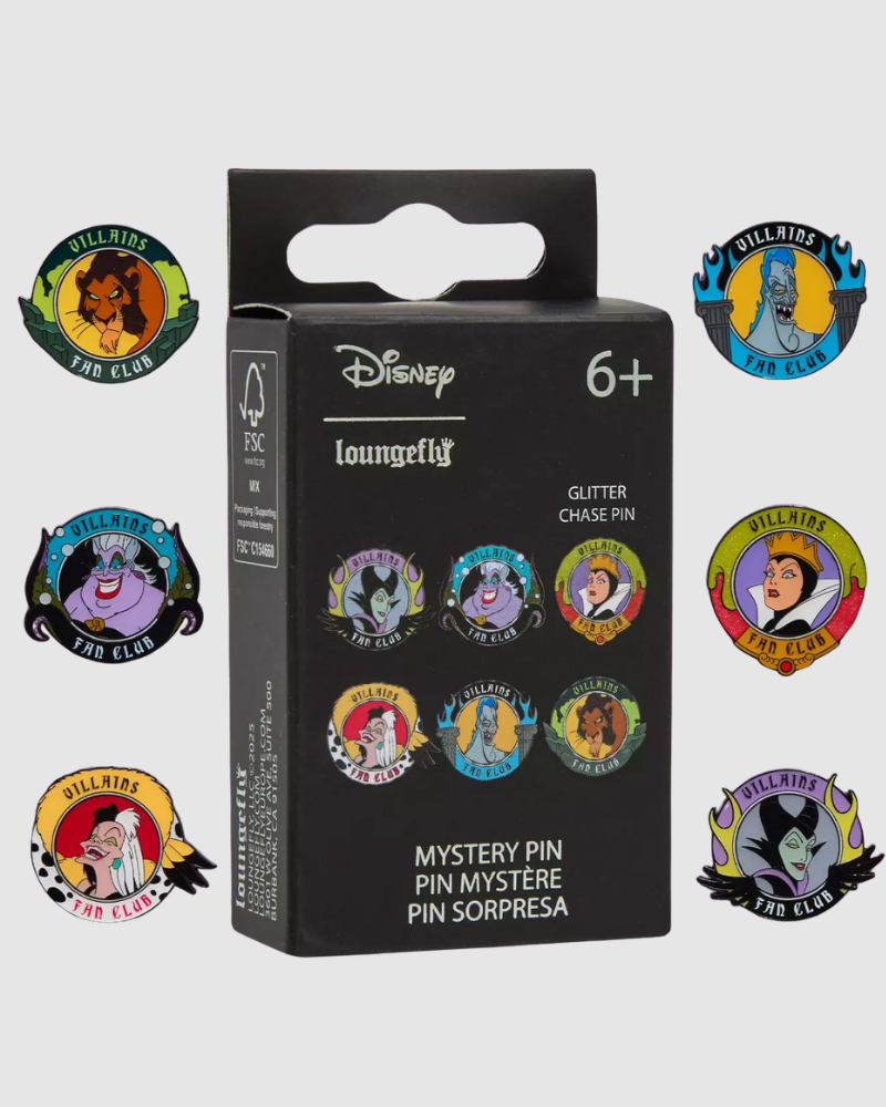 Loungefly - Disney Villains Fan Club Mystery Box Pin