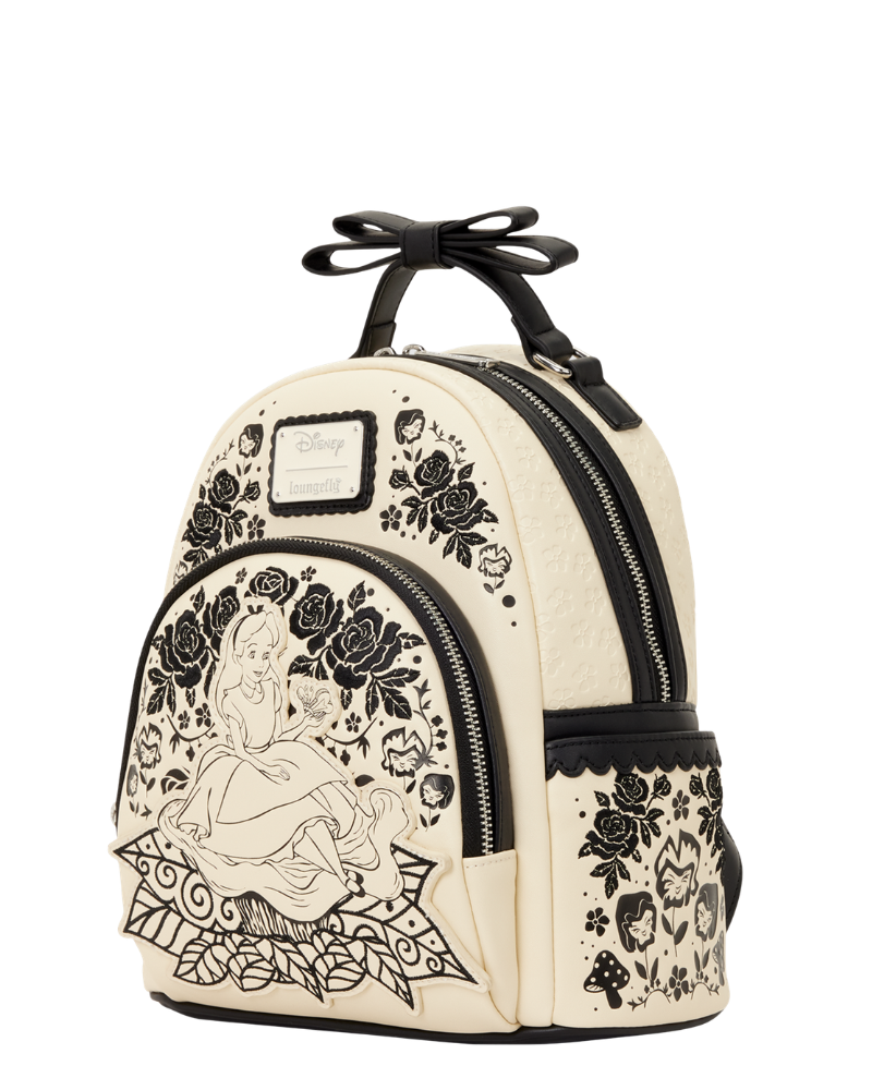 Loungefly - Alice in Wonderland Floral Mini Backpack