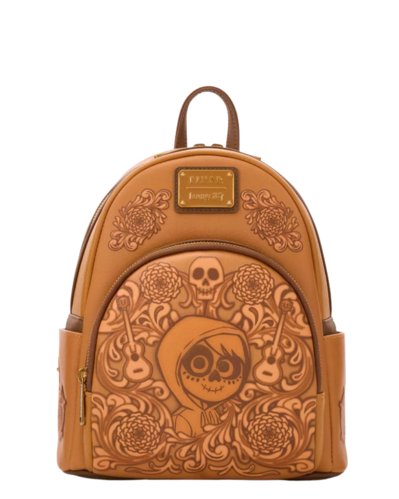 Loungefly -   Disney Pixar Coco Floral Miguel Tonal Mini Backpack