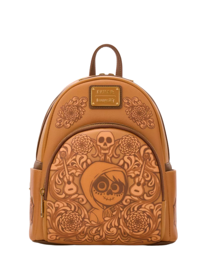 Loungefly -   Disney Pixar Coco Floral Miguel Tonal Mini Backpack