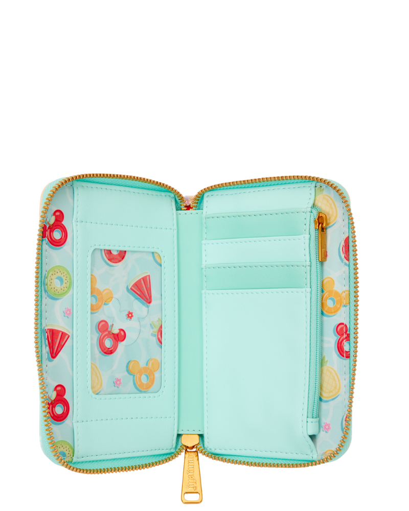 Loungefly - Mickey & Minnie Beach Fun Zip Around Wallet