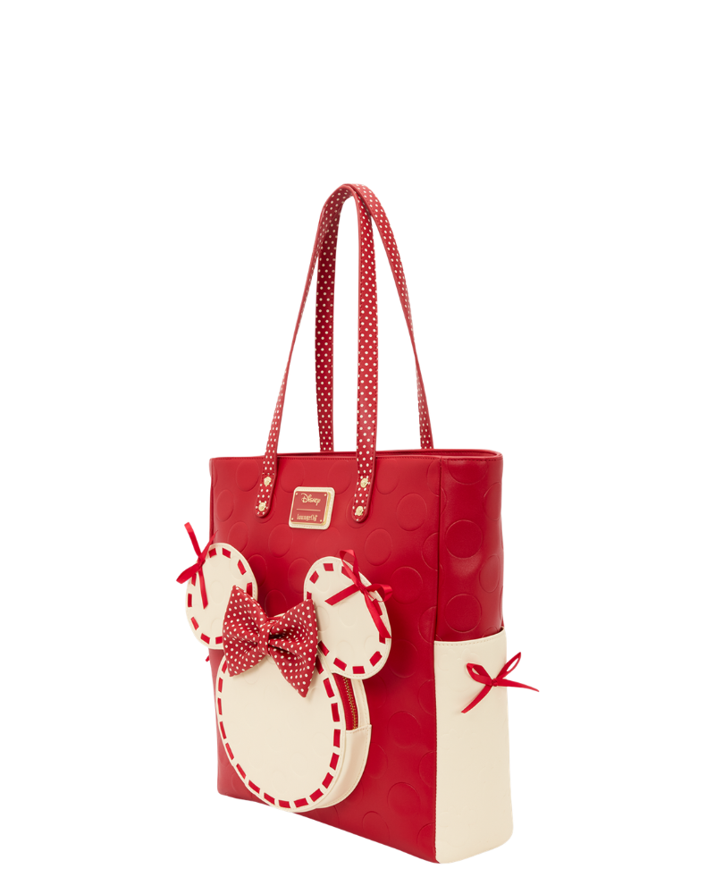 Loungefly - Minnie Mouse Rocks the Dots Coquette Tote Bag