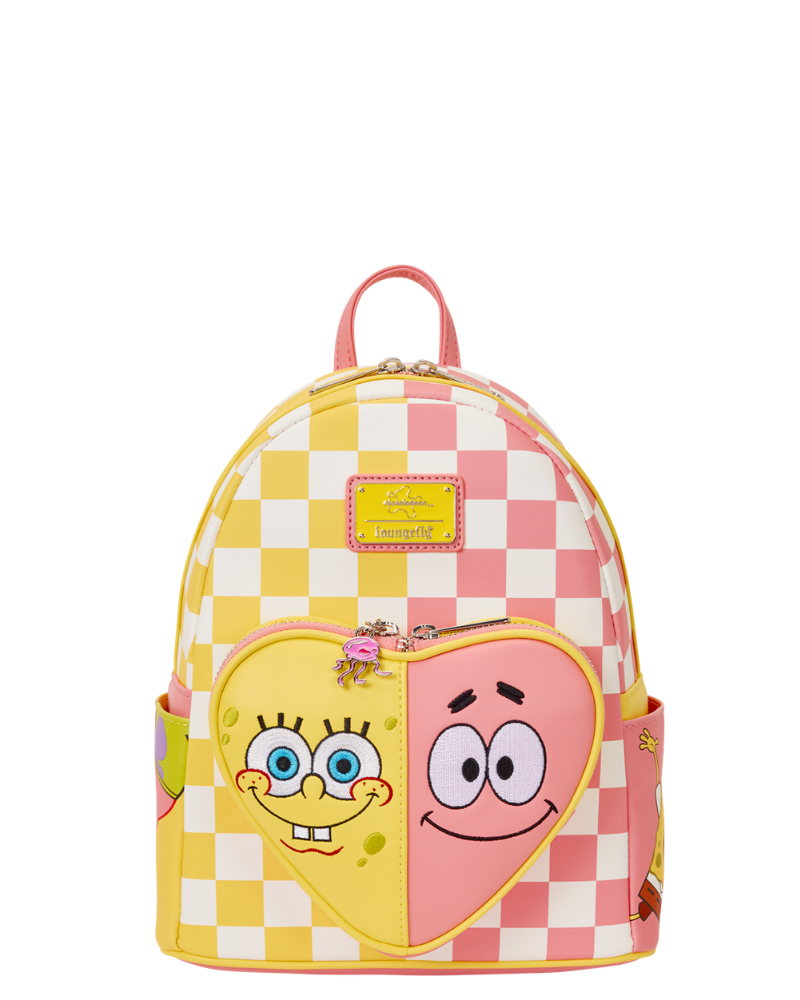 Loungefly - SpongeBob SquarePants & Patrick Star Checkered Mini Backpack