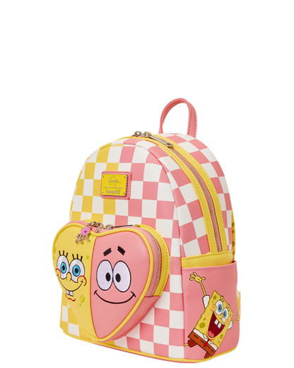 Loungefly - SpongeBob SquarePants & Patrick Star Checkered Mini Backpack