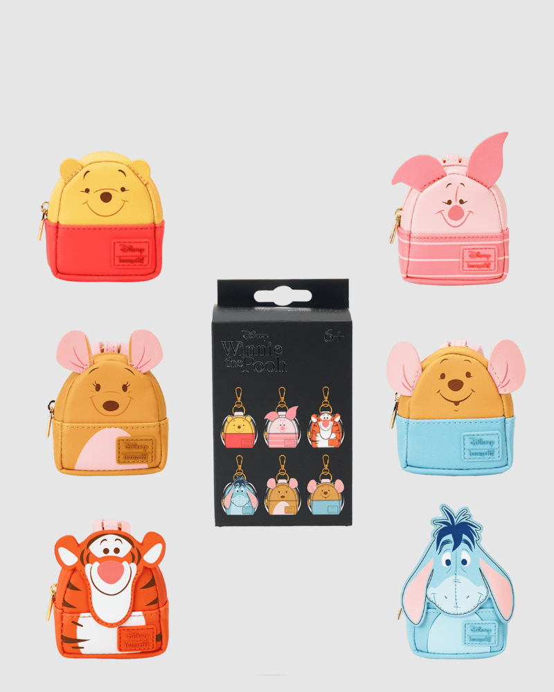 Loungefly - Winnie The Pooh & Friends Cosplay Mystery Mini Backpack Keychain Charm