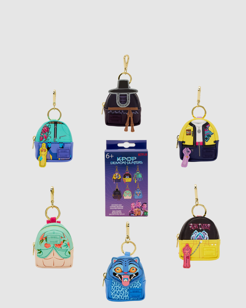 Loungefly - KPop Demon Hunters Cosplay Mystery Mini Backpack Keychain Charm