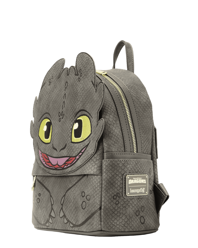 Loungefly -   How to Train Your Dragon Toothless Cosplay Mini Backpack